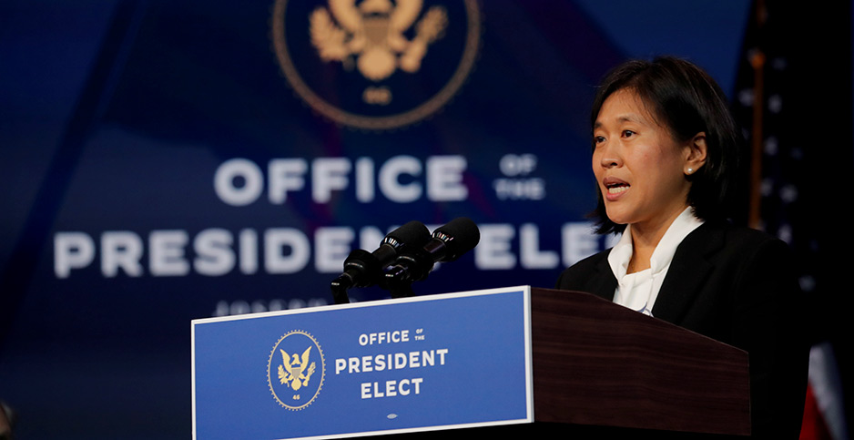 Biden team breaks with greens over trade pact
